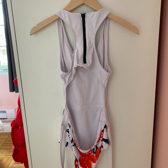 Floral One Piece Bathing Suit - Picture 4 of 5